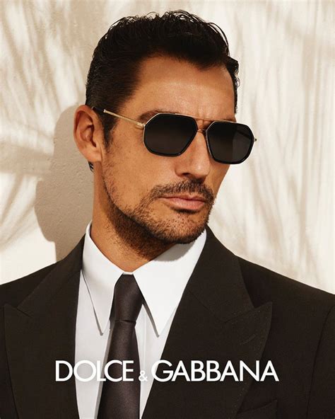 gafas de sol dolce gabbana hombre|David Gandy Eyewear para Dolce&Gabbana .